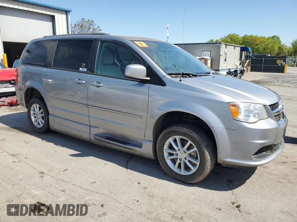 2013 Dodge Grand Caravan SXT with VIN 2C4RDGCG9DR628406, listed as a Copart auction lot 56484915 with 16,823 mi miles and Clean Title. Bid and sale history available at DreamBid. Image 4.