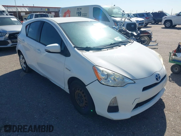 2012 Toyota Prius One with VIN JTDKDTB31C1512595, listed as a IAAI auction lot 42652617 with Not provided miles and . Bid and sale history available at DreamBid. Image 1.
