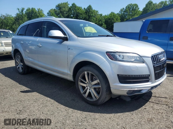 2015 Audi Q7 Premium Plus with VIN WA1LGAFE9FD021183, listed as a Copart auction lot 63902315 with 157,950 mi miles and Clean title. Bid and sale history available at DreamBid. Image 4.