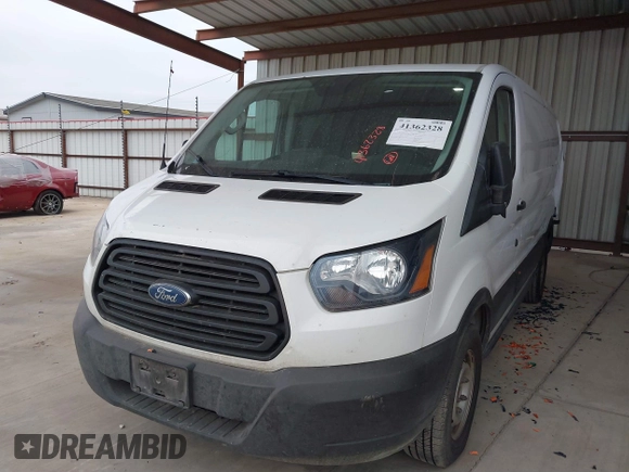 2019 Ford Transit with VIN 1FTYE1ZM2KKB46391, listed as a IAAI auction lot 41362328 with 128,327 mi miles and . Bid and sale history available at carsss.com. Image 2.