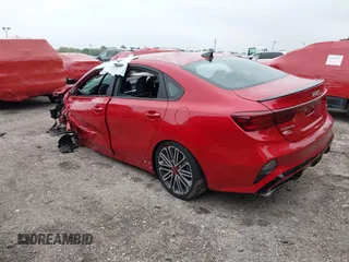 2024 Kia Forte GT with VIN 3KPF44AC7RE782980, listed as a IAAI auction lot 39848375 with 215 mi miles. Bid and sale history available at carsss.com. Image 3.