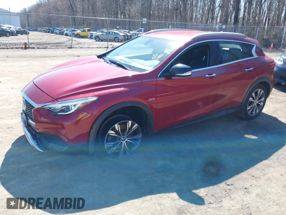 2017 Infiniti QX30 Luxury with VIN SJKCH5CR2HA021321, listed as a IAAI auction lot 41729337 with 55,486 mi miles. Bid and sale history available at carsss.com. Image 23.