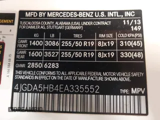 2014 Mercedes-Benz M 350 z VIN 4JGDA5HB4EA335552, wystawiony jako IAAI lot #41710609 z przebiegiem 156 523 mil mil oraz . Historia ofert i sprzedaży dostępna na DreamBid. Obrazek 9.