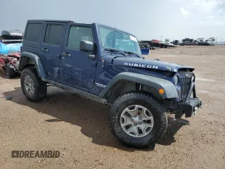 2013 Jeep Wrangler Unlimited Rubicon with VIN 1C4BJWFG5DL572795, listed as a Copart auction lot 62132425 with 149,695 mi miles and Salvage title. Bid and sale history available at DreamBid. Image 4.