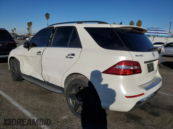 2015 Mercedes-Benz M 400 with VIN 4JGDA5GB2FA586282, listed as a Copart auction lot 85108304 with 123,808 mi miles and Salvage Title. Bid and sale history available at DreamBid. Image 2.