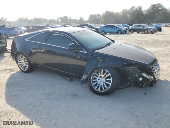 2012 Cadillac CTS Coupe with VIN 1G6DA1E30C0106642, listed as a Copart auction lot 43330145 with 101,063 mi miles and Salvage Title. Bid and sale history available at carsss.com. Image 4.