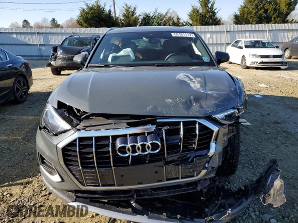 2020 Audi Q3 Premium with VIN WA1AECF3XL1106358, listed as a Copart auction lot 68481112 with 33,679 mi miles. Bid and sale history available at carsss.com. Image 5.