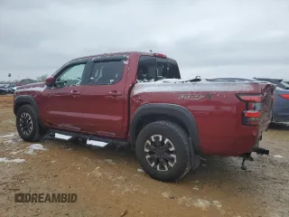 2023 Nissan Frontier SV with VIN 1N6ED1EJ1PN645834, listed as a Copart auction lot 45502255 with 15,619 mi miles and Salvage title. Bid and sale history available at DreamBid. Image 2.