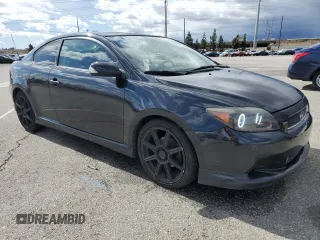 2005 Scion tC with VIN JTKDE167750037916, listed as a Copart auction lot 48958025 with 151,381 mi miles and Salvage Title. Bid and sale history available at carsss.com. Image 4.