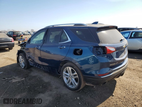2019 Chevrolet Equinox Premier with VIN 2GNAXYEX6K6248937, listed as a Copart auction lot 48975255 with 52,038 mi miles and Salvage Title. Bid and sale history available at carsss.com. Image 2.