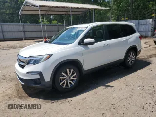 2020 Honda Pilot EX-L z VIN 5FNYF5H56LB024534, wystawiony jako Copart lot #55933455 z przebiegiem 78 601 mil mil oraz Szkoda całkowita • Salvage title. Historia ofert i sprzedaży dostępna na DreamBid. Obrazek 1.