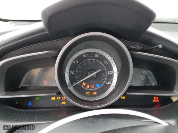 2017 Mazda CX-3 Sport with VIN JM1DKFB73H0154724, listed as a Copart auction lot 43694025 with 191,768 mi miles and Salvage Title. Bid and sale history available at carsss.com. Image 9.