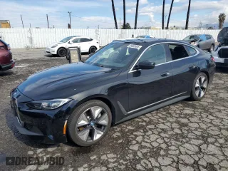 2023 BMW i4 eDrive35 with VIN WBY43AW04PFP78264, listed as a Copart auction lot 88600985 with 17,082 mi miles and Salvage Title. Bid and sale history available at carsss.com. Image 1.