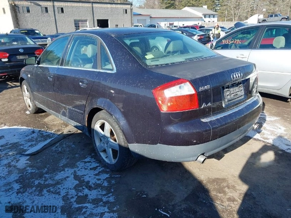 2003 Audi A4 3.0L with VIN WAULT68E63A325173, listed as a IAAI auction lot 41356221 with 172,761 mi miles. Bid and sale history available at carsss.com. Image 3.