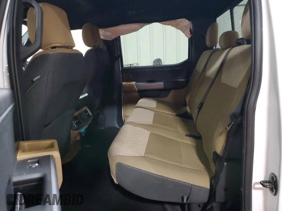 2022 Ford F-150 XL with VIN 1FTEW1EP9NFB19718, listed as a Copart auction lot 59297815 with 43,368 mi miles and Salvage title. Bid and sale history available at DreamBid. Image 10.