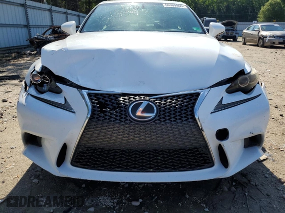 2014 Lexus IS 350 with VIN JTHBE1D24E5006484, listed as a Copart auction lot 60309865 with 160,345 mi miles and Salvage title. Bid and sale history available at DreamBid. Image 5.
