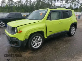 2018 Jeep Renegade Latitude with VIN ZACCJABB7JPH38825, listed as a Copart auction lot 51933265 with 91,578 mi miles and Salvage Title. Bid and sale history available at DreamBid. Image 1.