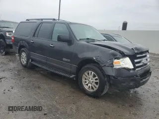 2007 Ford Expedition EL XLT with VIN 1FMFK15517LA30613, listed as a Copart auction lot 70499154 with 201,689 mi miles and Salvage Title. Bid and sale history available at carsss.com. Image 4.