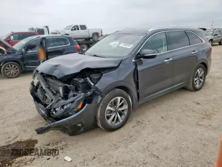 2019 Kia Sorento EX z VIN 5XYPH4A51KG457907, wystawiony jako Copart lot #57686505 z przebiegiem 54 755 mil mil oraz Szkoda całkowita • Salvage title. Historia ofert i sprzedaży dostępna na DreamBid. Obrazek 1.