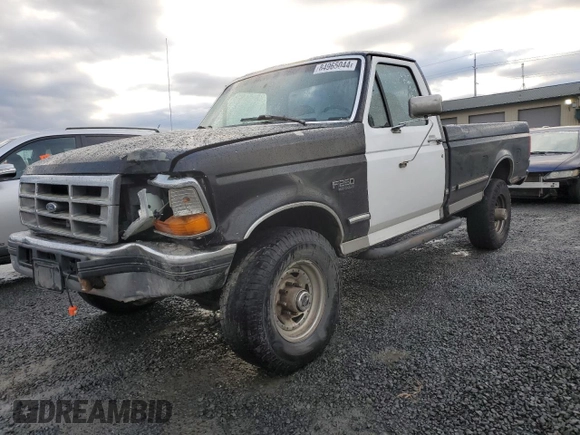 1996 Ford F-250 z VIN 1FTHF26F2TEA79509, wystawiony jako Copart lot #84965044 z przebiegiem 366 844 mil mil oraz Szkoda całkowita • Salvage title. Historia ofert i sprzedaży dostępna na DreamBid. Obrazek 1.