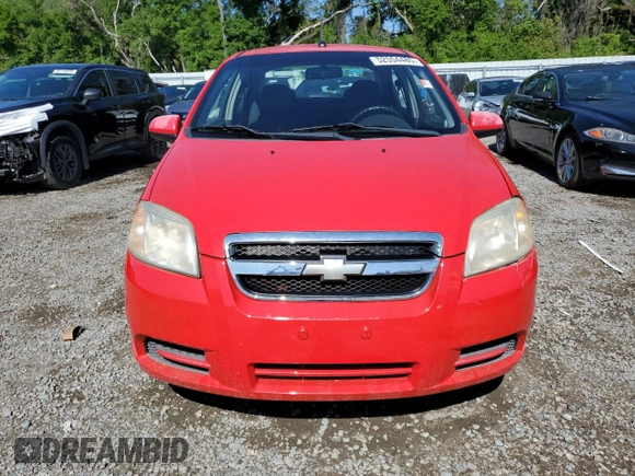 2010 Chevrolet Aveo 1LT with VIN KL1TD5DE5AB134990, listed as a Copart auction lot 52554485 with 115,002 mi miles and Salvage Title. Bid and sale history available at DreamBid. Image 5.
