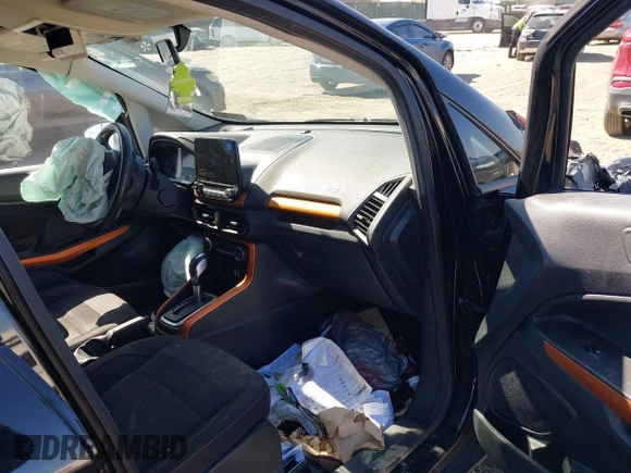 2021 Ford EcoSport SE with VIN MAJ6S3GL2MC442066, listed as a IAAI auction lot 41994862 with 32,008 mi miles and . Bid and sale history available at DreamBid. Image 5.