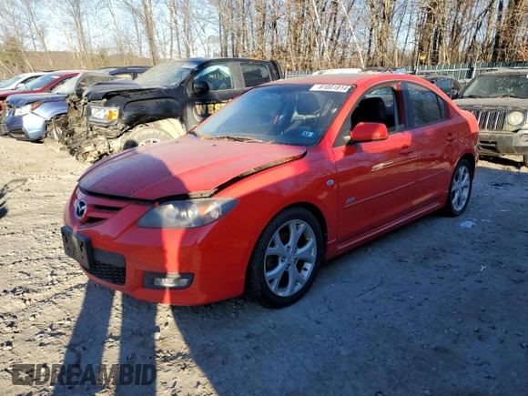 2007 Mazda 3 S Touring with VIN JM1BK324271678953, listed as a Copart auction lot 47023555 with 143,554 mi miles and Non Repairable. Bid and sale history available at DreamBid. Image 1.
