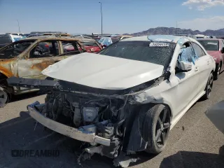 2017 Mercedes-Benz CLA with VIN WDDSJ4EB0HN454499, listed as a Copart auction lot 74229114 with 0 mi miles and Salvage Title. Bid and sale history available at carsss.com. Image 1.