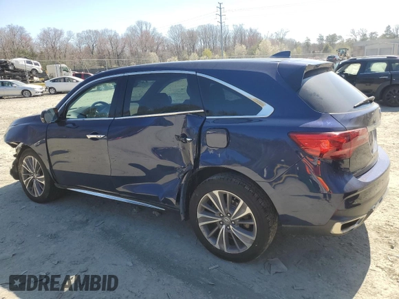 2018 Acura MDX w/Technology Pkg with VIN 5J8YD4H51JL003134, listed as a Copart auction lot 50912905 with 63,203 mi miles and Salvage Title. Bid and sale history available at carsss.com. Image 2.