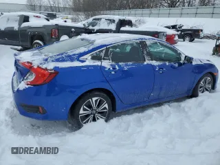 2017 Honda Civic Sedan EX-T with VIN 19XFC1F37HE201311, listed as a Copart auction lot 45459485 with 27,517 mi miles and Salvage Title. Bid and sale history available at carsss.com. Image 3.