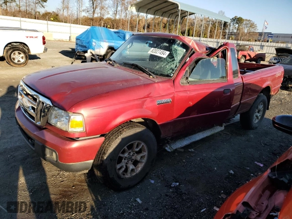 2007 Ford Ranger XLT with VIN 1FTZR45E67PA49746, listed as a Copart auction lot 82027494 with 127,036 mi miles and Salvage Title. Bid and sale history available at carsss.com. Image 1.