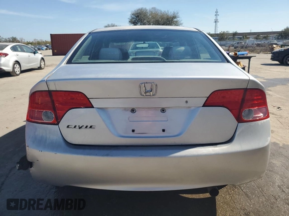 2008 Honda Civic LX with VIN 1HGFA16558L030140, listed as a Copart auction lot 43010515 with 61,171 mi miles and Salvage Title. Bid and sale history available at DreamBid. Image 6.