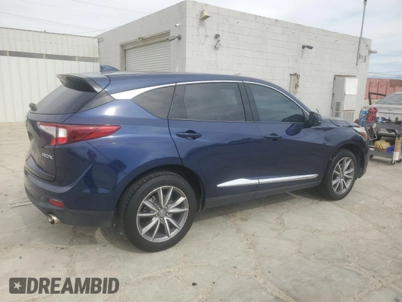 2021 Acura RDX Technology with VIN 5J8TC1H54ML016380, listed as a Copart auction lot 58882715 with Not provided miles and Salvage title. Bid and sale history available at DreamBid. Image 3.