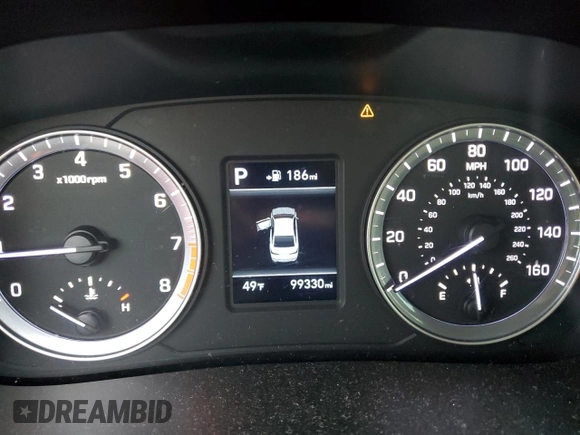 2019 Hyundai Sonata SE with VIN 5NPE24AF9KH768799, listed as a Copart auction lot 45887355 with 99,330 mi miles and Salvage Title. Bid and sale history available at DreamBid. Image 9.