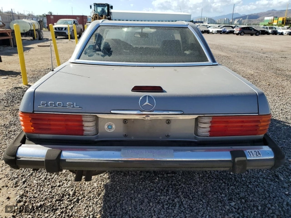 1988 Mercedes-Benz 560 Series 560SL with VIN WDBBA48D8JA077522, listed as a Copart auction lot 71857094 with NaN miles and Clean Title. Bid and sale history available at carsss.com. Image 6.