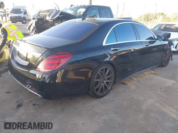 2020 Mercedes-Benz S-Class S 560 with VIN W1KUG8DBXLA558949, listed as a IAAI auction lot 41384879 with 51,527 mi miles. Bid and sale history available at carsss.com. Image 4.