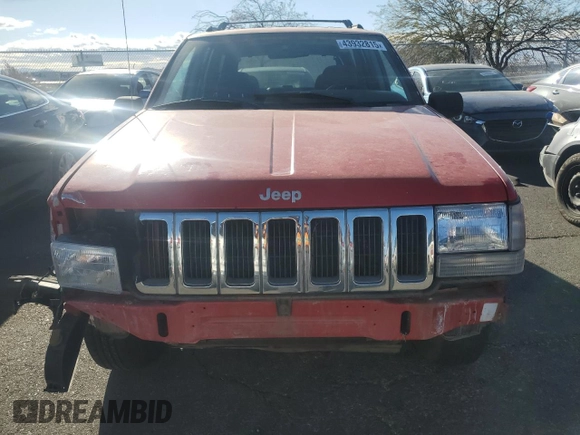 1997 Jeep Grand Cherokee Laredo with VIN 1J4GZ58S1VC760400, listed as a Copart auction lot 43932815 with 108,112 mi miles and Salvage Title. Bid and sale history available at carsss.com. Image 5.