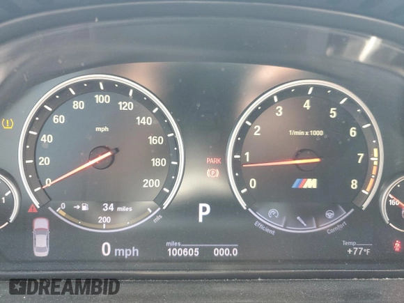 2013 BMW M5 z VIN WBSFV9C56DC774094, wystawiony jako Copart lot #55302565 z przebiegiem 100 605 mil mil oraz Czysty tytuł • Clean title. Historia ofert i sprzedaży dostępna na DreamBid. Obrazek 9.