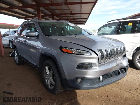 2017 Jeep Cherokee Latitude with VIN 1C4PJMCB4HD213716, listed as a IAAI auction lot 41921391 with 96,885 mi miles and . Bid and sale history available at DreamBid. Image 1.
