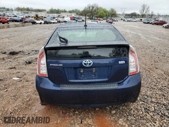 2012 Toyota Prius One with VIN JTDKN3DU8C1573218, listed as a Copart auction lot 51694205 with 96,119 mi miles and Salvage Title. Bid and sale history available at carsss.com. Image 6.