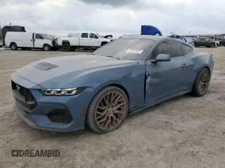 2024 Ford Mustang GT with VIN 1FA6P8CF9R5422018, listed as a Copart auction lot 53167825 with Not provided miles and Salvage title. Bid and sale history available at DreamBid. Image 1.