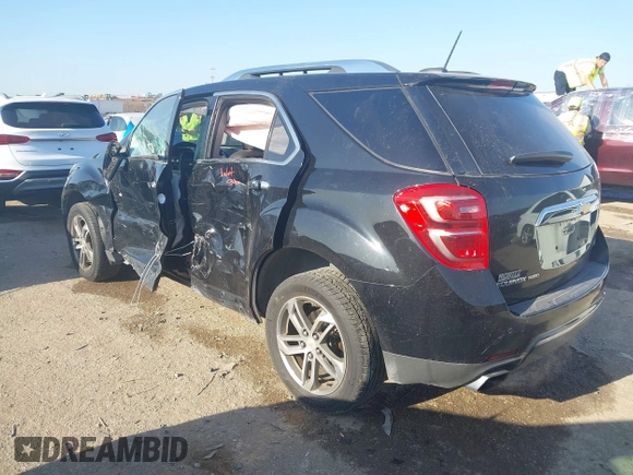 2017 Chevrolet Equinox Premier with VIN 2GNFLGE35H6164061, listed as a IAAI auction lot 41992262 with 100,887 mi miles. Bid and sale history available at carsss.com. Image 3.