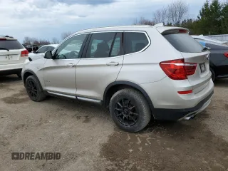 2015 BMW X3 xDrive28i with VIN 5UXWX9C5XF0D47847, listed as a Copart auction lot 52803715 with 128,814 mi miles and Clean Title. Bid and sale history available at DreamBid. Image 2.