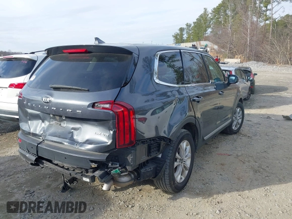 2021 Kia Telluride LX z VIN 5XYP24HCXMG189318, wystawiony jako IAAI lot #41458599 z przebiegiem 102 304 mil mil oraz . Historia ofert i sprzedaży dostępna na DreamBid. Obrazek 4.