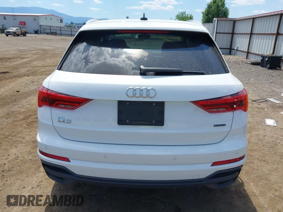 2023 Audi Q3 S line Premium with VIN WA1DECF32P1089395, listed as a IAAI auction lot 42726165 with 48,093 mi miles and . Bid and sale history available at DreamBid. Image 16.