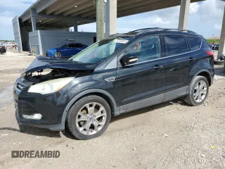 2013 Ford Escape SEL с VIN 1FMCU0H99DUC41862, выставлен на аукционе Copart как лот 64393065 с пробегом 113 135 миль миль и На запчасти • Non repairable. История ставок и продаж доступна на DreamBid. Изображение 1.