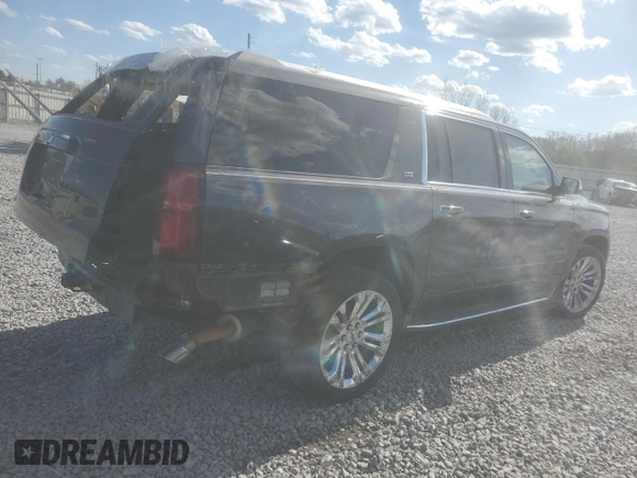 2016 Chevrolet Suburban LTZ with VIN 1GNSCJKC5GR363954, listed as a Copart auction lot 50562365 with 189,077 mi miles and Salvage title. Bid and sale history available at DreamBid. Image 3.