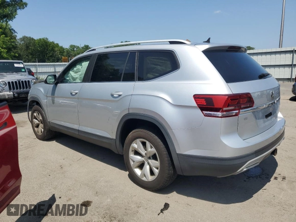 2018 Volkswagen Atlas SE with VIN 1V2LR2CA6JC577519, listed as a Copart auction lot 61823185 with 143,254 mi miles and Salvage title. Bid and sale history available at DreamBid. Image 2.