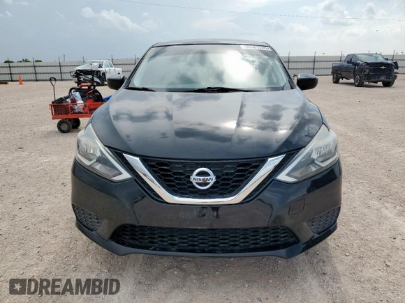2017 Nissan Sentra S with VIN 3N1AB7AP6HY384390, listed as a Copart auction lot 58981285 with 97,286 mi miles and Salvage title. Bid and sale history available at DreamBid. Image 5.