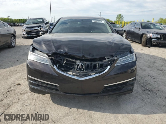 2015 Acura TLX V6 with VIN 19UUB2F32FA009747, listed as a Copart auction lot 55556435 with 83,592 mi miles and Salvage title. Bid and sale history available at DreamBid. Image 5.